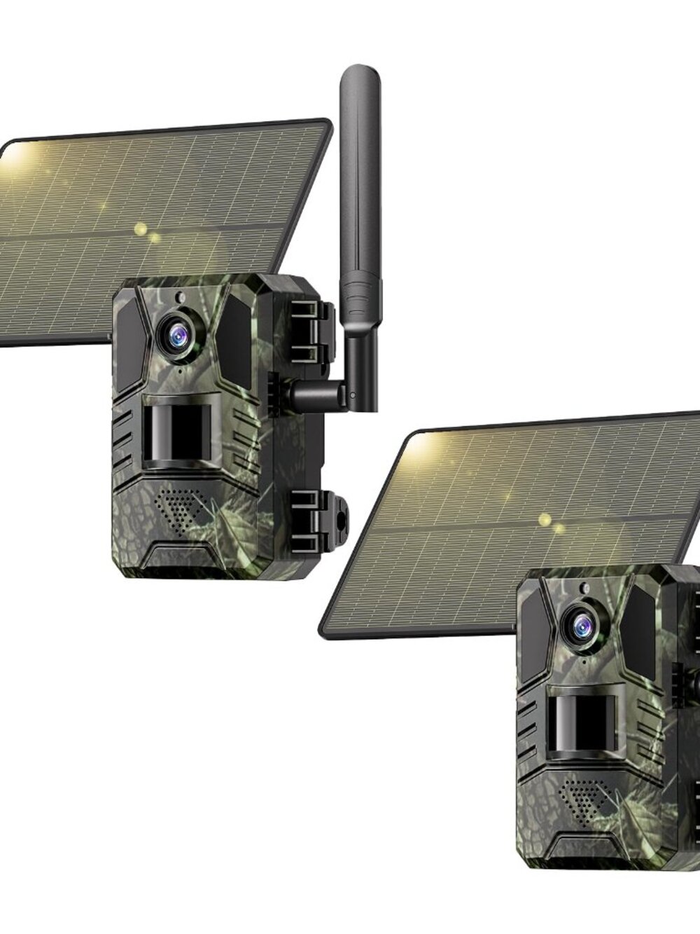 NEW SEHMUA Trail Camera 2 Packs AI Animal Detection 2K 4G LTE Cellular Built-in